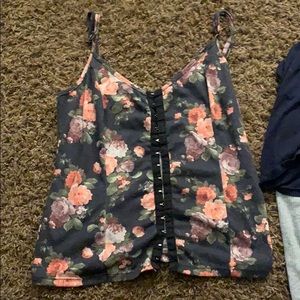 Good quality flower tank top